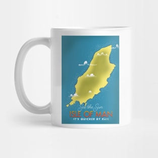 Isle of Man seaside travel poster Mug